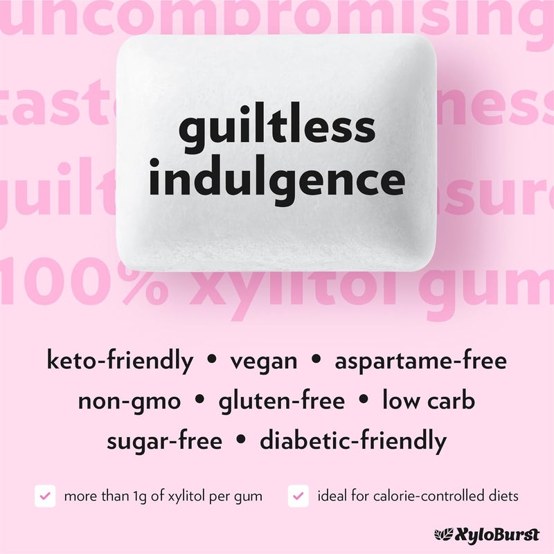 XyloBurst Sugar Free Bubble Gum - 100 Pieces - Image 5